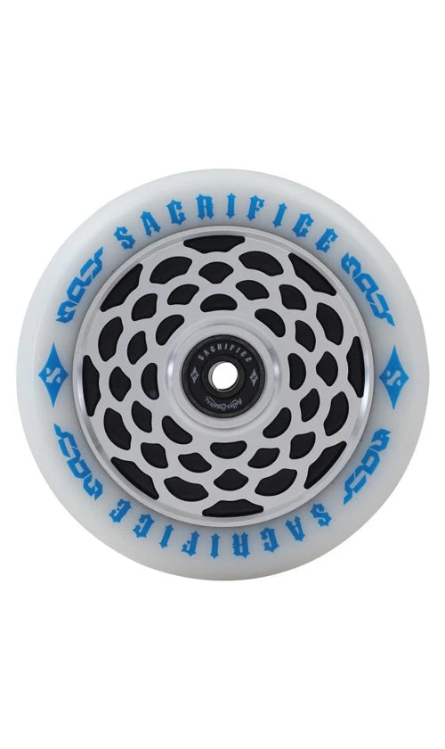 Sacrifice Spy Scooter Wheels 110mm Blue 1 Sacrifice Spy Scooter Wheels 110mm Blue