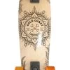 Gold Coast Longboards Aloha Orange Swirl Cruiser 28in