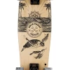 Gold Coast Longboards Majestic White Swirl Cruiser 28in