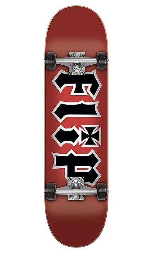 Flip Team HKD Red/Black Skateboard 7.75in 1 Flip Team HKD Red/Black Skateboard 7.75in