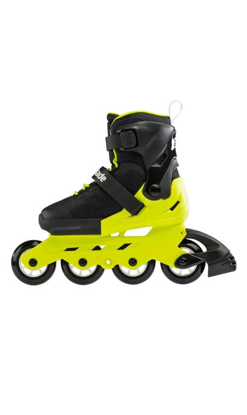 Rollerblade Microblade Junior Inline Skates Black/Neon Yellow 2 Rollerblade Microblade Junior Inline Skates Black/Neon Yellow - Image 2