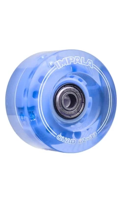 Impala Light Up Wheels 4pk Blue 62mm -Trendy Skate Shop 37e18457cbe21efb7ea76a7e7c2c2c2f959483fd