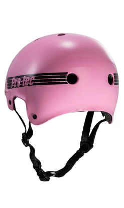Globe Pro-Tec Old School Certified Helmet Gloss Pink -Trendy Skate Shop 3Pro TecOldSchoolCertifiedHelmetGlossPink
