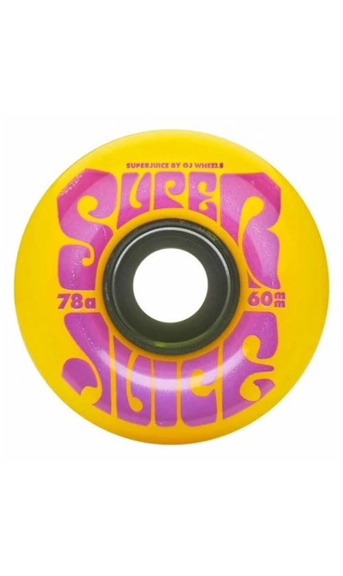 OJ Super Juice Wheels 60mm 78a Yellow 1 OJ Super Juice Wheels 60mm 78a Yellow
