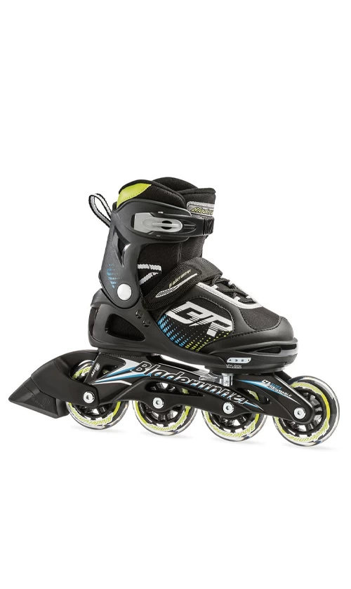 Rollerblade Phaser Junior Inline Skates Black/green 1 Rollerblade Phaser Junior Inline Skates Black/green