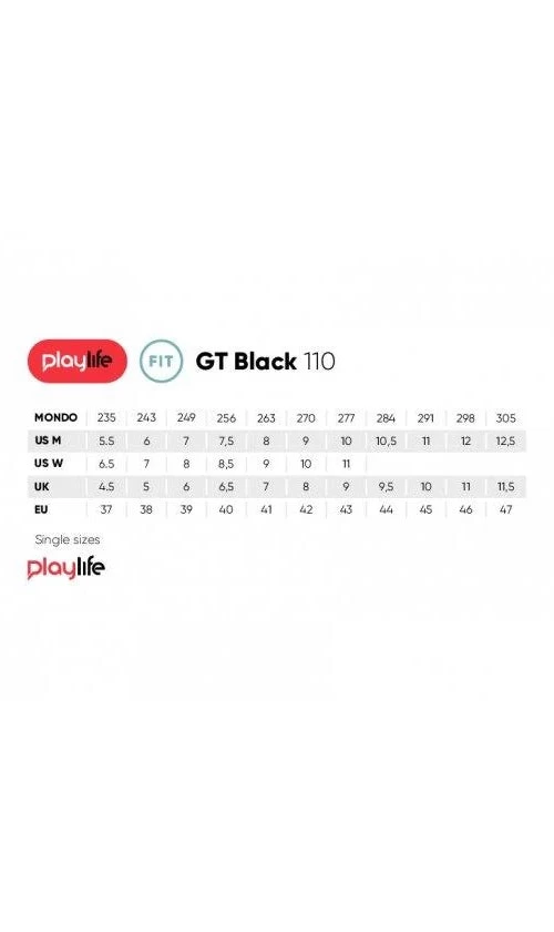 Playlife Gt 110 Mens Inline Skates Black 5 Playlife Gt 110 Mens Inline Skates Black - Image 5