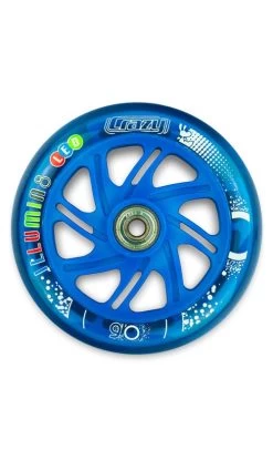 Crazy Illumin8 LED Light Up Scooter Wheel Single Blue