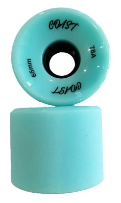 Coast Cruiser Wheels 65mm Blue -Trendy Skate Shop 63950x2