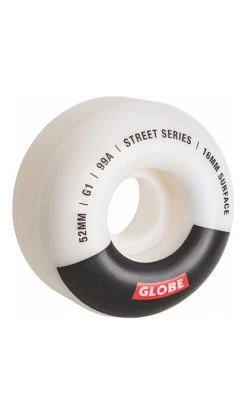 Globe G1 Street White/Black/Bar Wheels 52mm