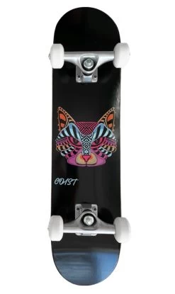 Coast Neon Cat Skateboard 8.0in
