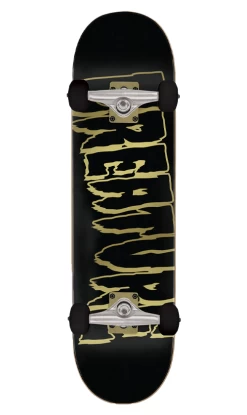 Creature Logo Outline Large Black Skateboard 8.25in