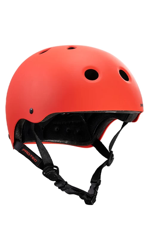 Pro-Tec Classic Certified Helmet Matte Bright Red 1 Pro-Tec Classic Certified Helmet Matte Bright Red