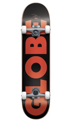 Globe G0 Fubar Black/Red Skateboard 7.75in