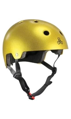 Triple 8 Dual Certified SS Helmet Gold Flake