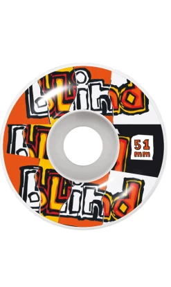 Blind OG Ripped Wheel Red/Orange 51mm