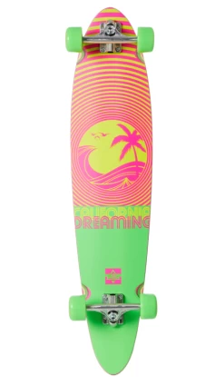 Dusters California Dreaming Neon Green Longboard 40in