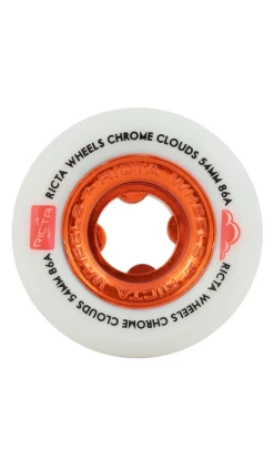 Ricta Chrome Clouds Wheels 56mm 86a Red