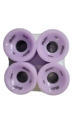 Coast Longboard Wheels 70mm 78a -Trendy Skate Shop CoastPurple 57a87cad d69e 4bf5 ab42 ee401cb2dfd5