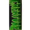 Creature Logo Outline Stumps Deck Green 8.6in