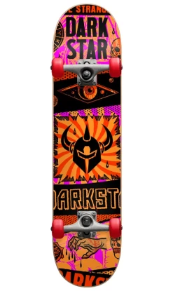 Darkstar Collapse Orange Skateboard 7.875in