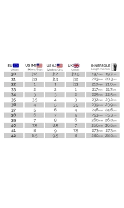 Crazy Disco Glitz Skates Rose Gold -Trendy Skate Shop DiscoGlamSizeChart 89ff9cce f7b5 458b 8847 537d44c991e0