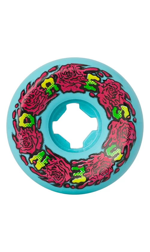 Santa Cruz Dressen Vomit Mini Wheels 56mm 97a Turquoise 1 Santa Cruz Dressen Vomit Mini Wheels 56mm 97a Turquoise