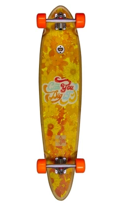 Dusters Dig It Bamboo/Orange Longboard 40in