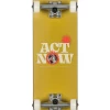 Globe G1 Act Now Mustard Skateboard 8.0in