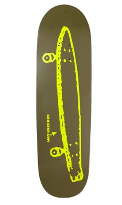 Girl Crail Burnt Neon Cruiser Deck Multi Coloured 9.0in