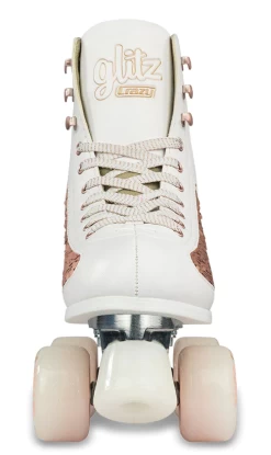 Crazy Disco Glitz Skates Rose Gold -Trendy Skate Shop GlitzRosev3