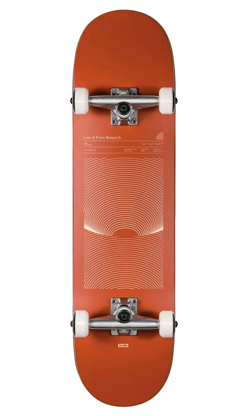 Globe G1 Lineform Cinnamon Skateboard 8.25in 1 Globe G1 Lineform Cinnamon Skateboard 8.25in