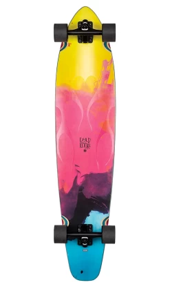 Globe X Dead Kooks Byron Bay CMYK/Clear Flame Longboard 43in