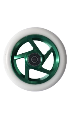 Huoli Sw45 Star Scooter Wheels 120mm White/Green