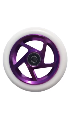 Huoli Sw46 Star Scooter Wheels 110mm White/Purple