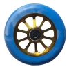 Huoli Sw70 Spoke Scooter Wheels 110mm Blue Marble/Yellow