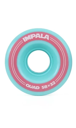 Impala Wheels 4pk 58mm Aqua