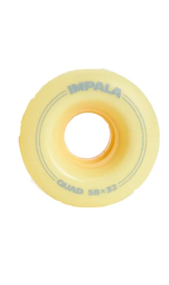 Impala Wheels 4pk 58mm Pastel Yellow