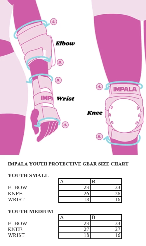 Impala Protective Pad Set Youth Barbie Bright Yellow 5 Impala Protective Pad Set Youth Barbie Bright Yellow - Image 5