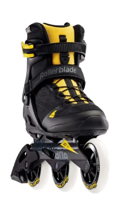 Rollerblade Macroblade 100 3WD Inline Skates Black/Saffron Yellow -Trendy Skate Shop Macroblad100BlackYellow1