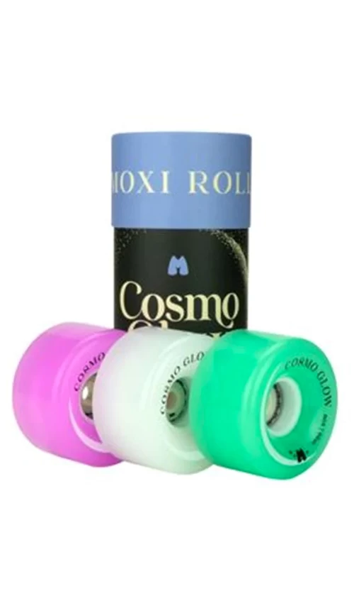 Moxi Cosmo Glow Wheels White Rain Glow Pk4 3 Moxi Cosmo Glow Wheels White Rain Glow Pk4 - Image 3