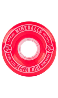 Sector 9 Nineballs Wheels 64mm 78a Red