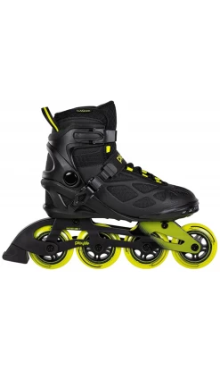 Playlife Lancer 84 Inline Skates Black/yellow -Trendy Skate Shop PlaylifeLancer84InlineSkatesBlackYellowv3
