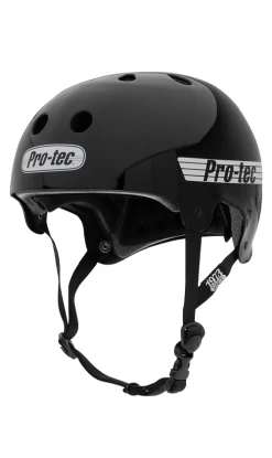 Pro-Tec Old School Certified Helmet Gloss Black