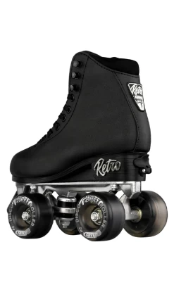Crazy Retro Junior Roller Skates Black -Trendy Skate Shop RetroJnrBlackv2
