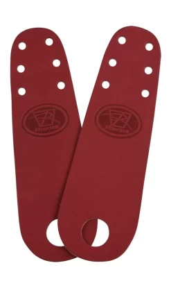 Riedell Leather Toe Guards 2pk -Trendy Skate Shop RiedellLeatherToeGuards2pkRed