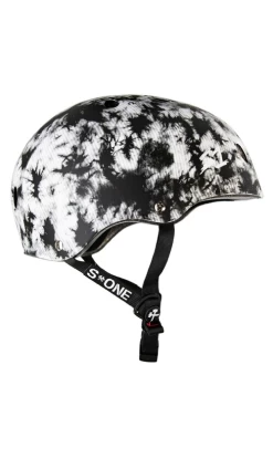 S1 Lifer Helmet Black/White Tie Dye -Trendy Skate Shop S1LiferHelmetBlackWhiteTieDyev3