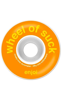 Enjoi Wheel Of Suck Wheels Orange 51mm