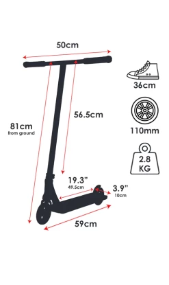 Sacrifice Flyte 100 V3 Scooter Neo Chrome -Trendy Skate Shop SacrificeFlyte100V3ScooterNeoChro.v2me