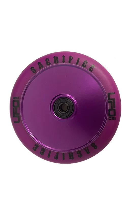 Sacrifice UFO Scooter Wheels Purple/Purple 120mm 1 Sacrifice UFO Scooter Wheels Purple/Purple 120mm