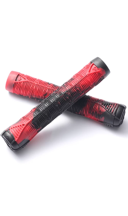 Scooter Hand Grips Black/Red 2 Scooter Hand Grips Black/Red - Image 2
